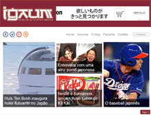 Tablet Screenshot of igaum.com.br